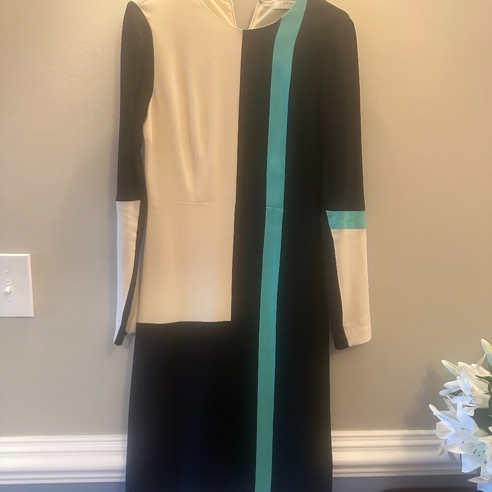 BCBG MaxAxroa Runway Colorblock Dress